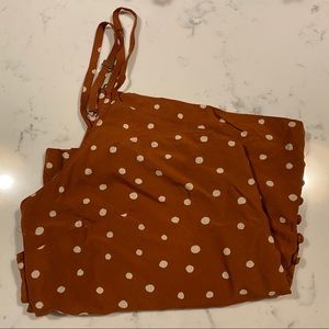 Madewell button down cami top